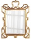 King Gold Зеркало в раме модерн (PRFA125GL) 